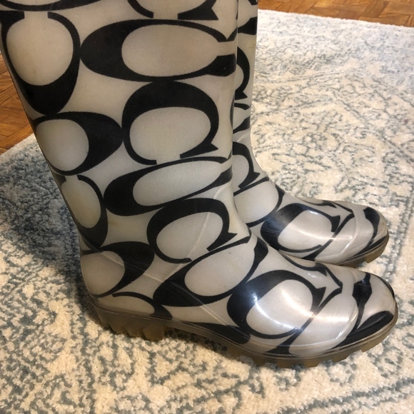Coach Rain Boots - Picture 2 of 3